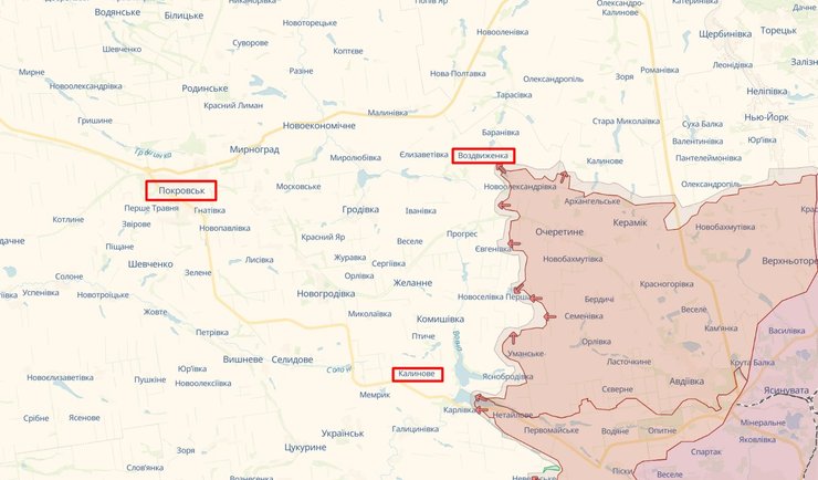 Бої на сході, ЗС РФ штурми, ЗС РФ Донецька область, карта, 27 червня, Покровськ