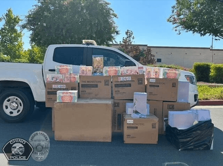 Похищенные куклы Лабубу в штате Калифорния вернули владельцам