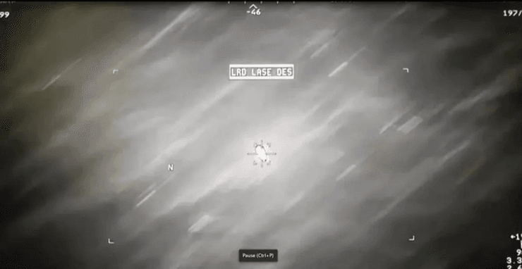 Військова тепловізійна камера фіксує яскравий непізнаний об'єкт у небі