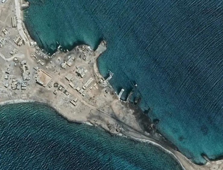 остров, маюн, йемен, оаэ, военная база