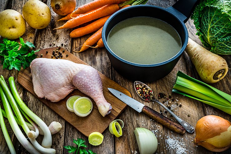 ресторан, курица