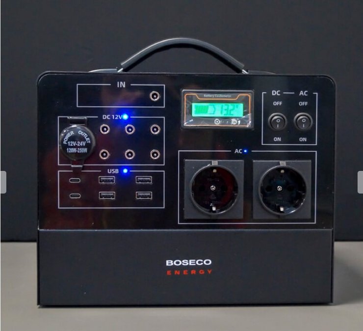 Boseco Energy EM, повербанк, зарядка