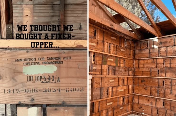 Подружжя зі США знайшло в стінах будинку артефакти Другої світової, які виявилися порожніми ящиками