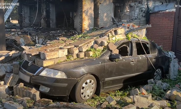 Обстрел Харькова, 24 июля, авто