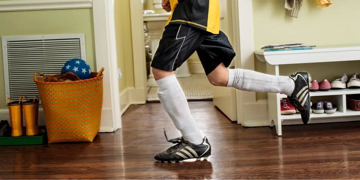 кроссовки, мужчина, комната, фото