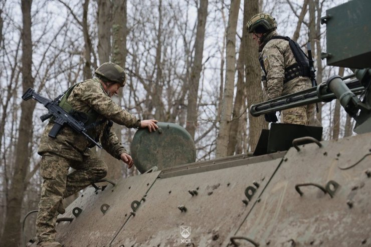 МБ-ЛБу (БМП-1ЛБ) з бойовим модулем БМ-7 "Парус", лютий 2025. Фото: 92 ОШБр