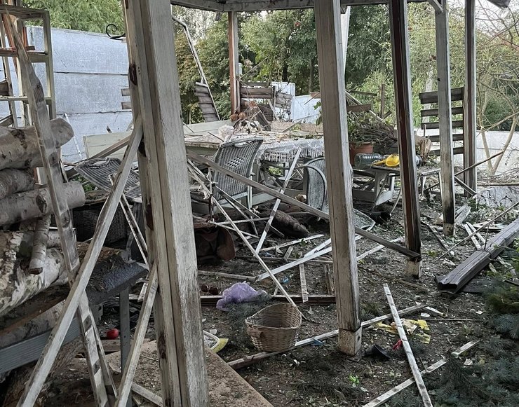 Удар по Киевскому району