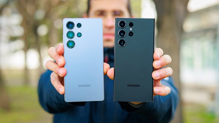 Samsung Galaxy S25 Ultra та Samsung Galaxy S23 Ultra