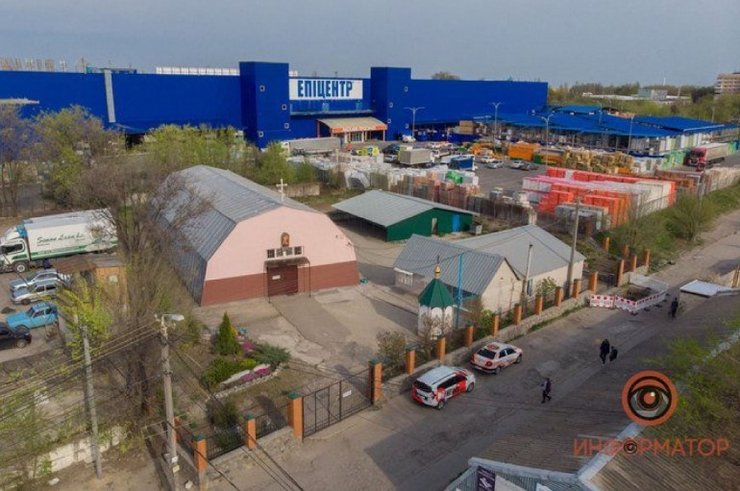 днепр, церковь, траншея, упц мп, борис филатов