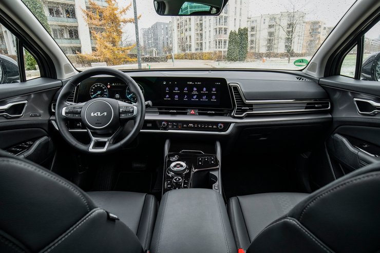 салон Kia Sportage, новий Kia Sportage, Kia Sportage в Україні, Гібрид Kia Sportage, кросовер Kia