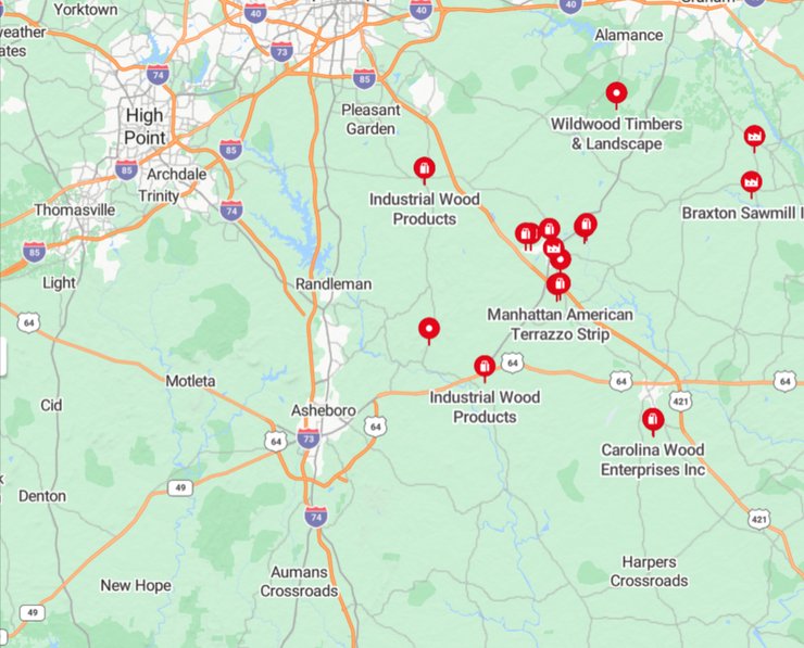 Деревообрабатывающие и лесозаготовительные компании