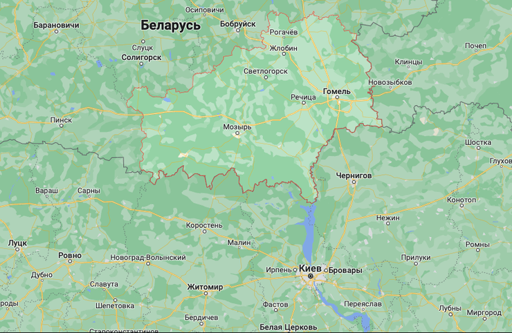 Гомельская область, карта беларусь, беларусь военные
