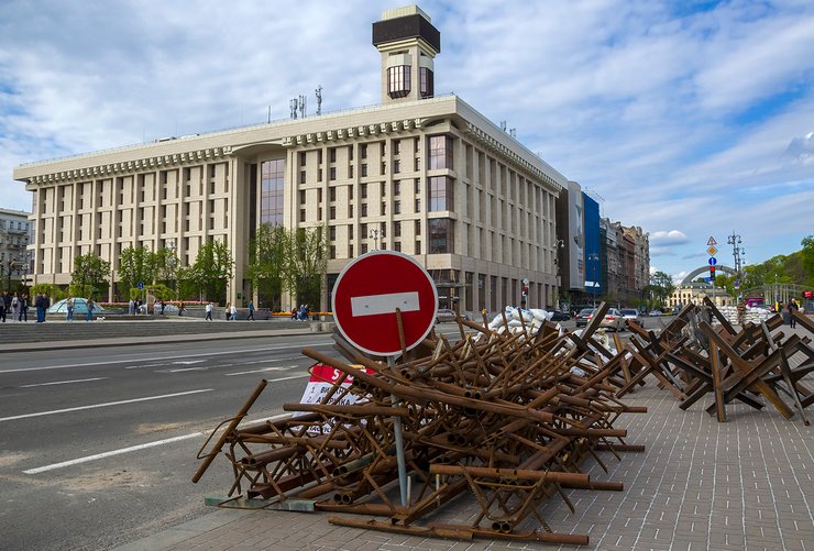 Крещатик, Хрещатик, Киев, война