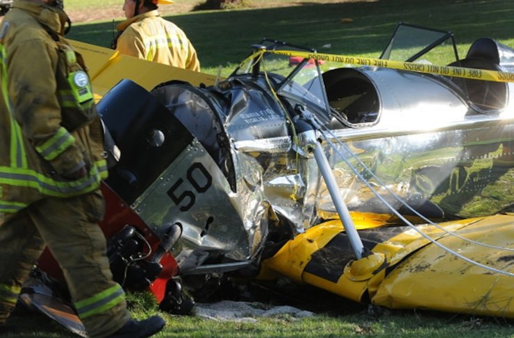 авиакатастрофа, самолет, харрисон форд