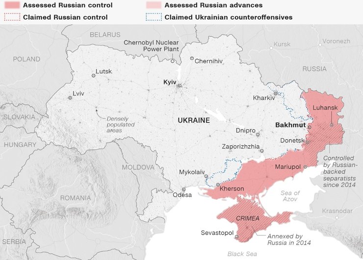 Бахмут, бой, карта боев, ISW, оборона, всу