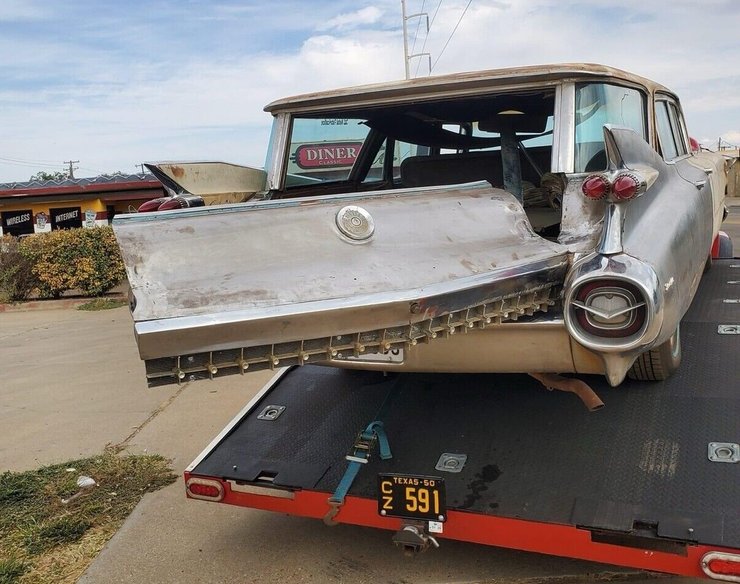 универсал кадиллак 1959, Cadillac 1959, Cadillac DeVille, универсал Cadillac