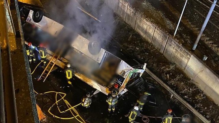 автобус с украинцами венеция