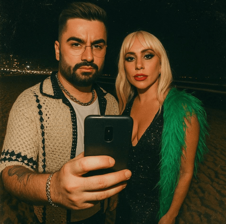 Александр Дымов с Леди Гагой