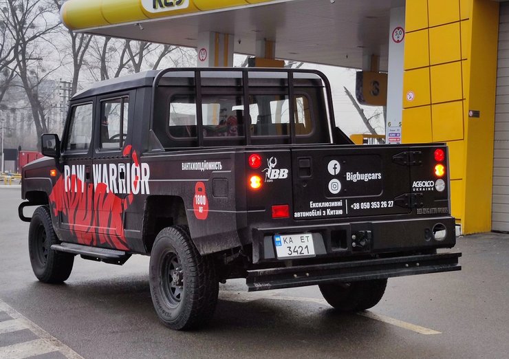 BAW Warrior 2043, BAW Warrior, китайський пікап, пікап BAW Warrior, китайський позашляховик, новий BAW Warrior