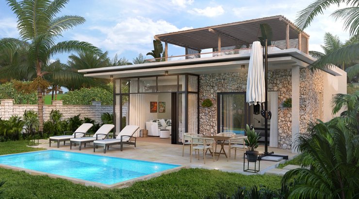 занзібар, вілла, курорт