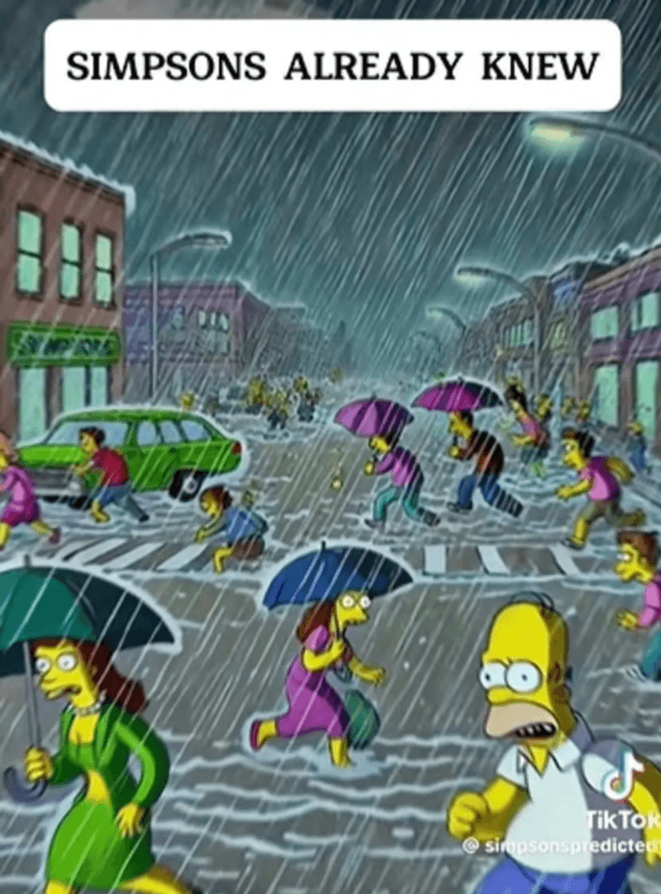 Тик-Ток о предсказаниях "Симпсонов"