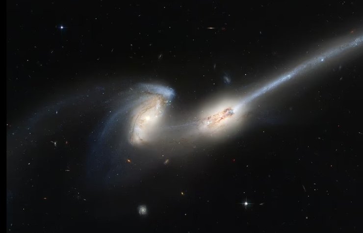 Галактики, столкновение, Волосы Вероники