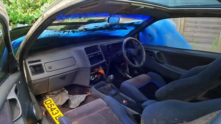 салон Ford Sierra Cosworth, Ford Sierra RS Cosworth, Ford Sierra, заброшенные авто
