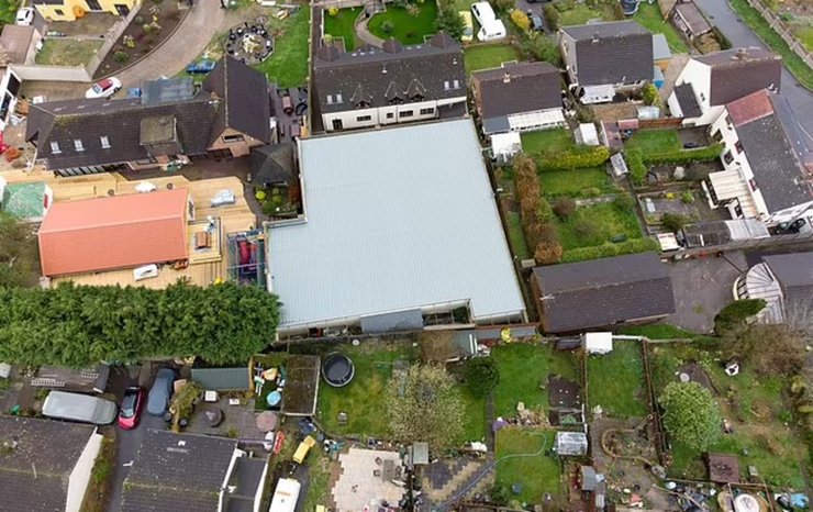 Здание, пристройка, комплекс развлечений, дом,