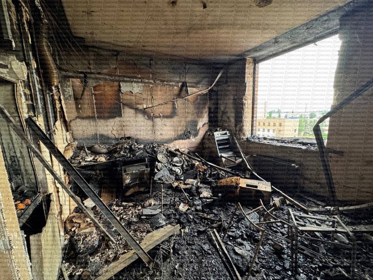 Зруйнована квартира у Одесі