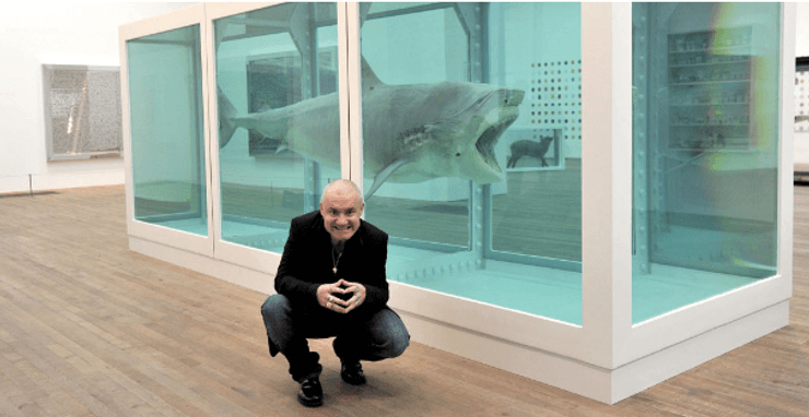 Дэмьен Херст, акула, акула Демьена Херста, акула в формальдегиде, физическая невозможность смерти в сознании живущего, анатомия шедевра