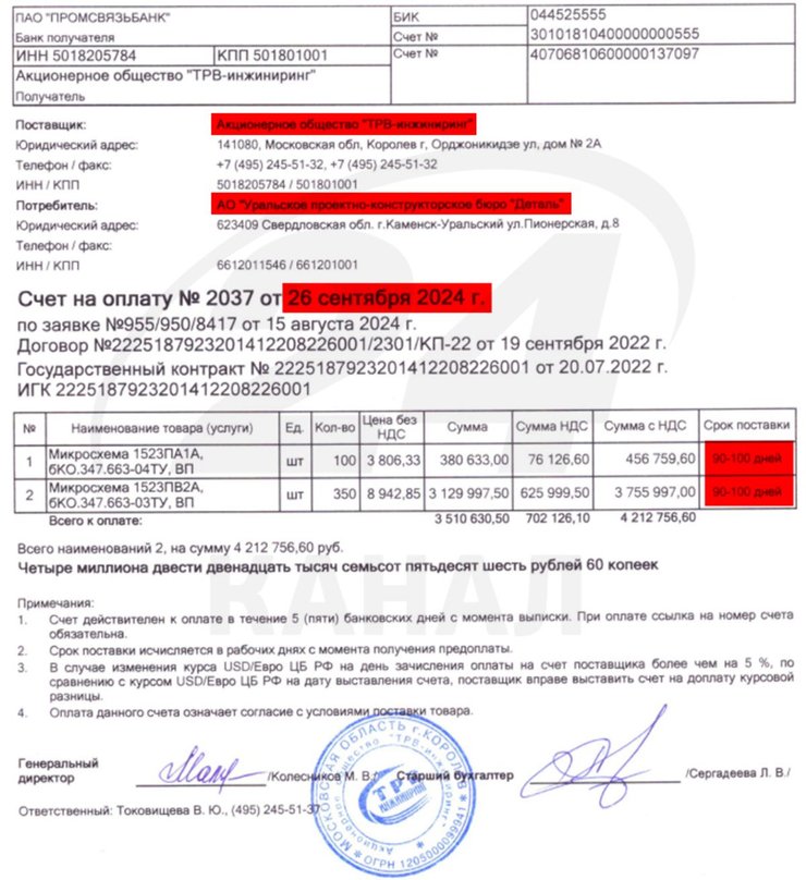 ракети Х-101, деталі для ракет Х-101, альтиметри, висотоміри, запчастини для ракет, УПКБ Деталь