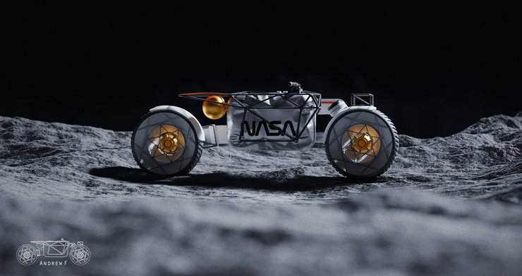 мотоцикл Tardigrade, Луна, освоение луны, лунные кратеры