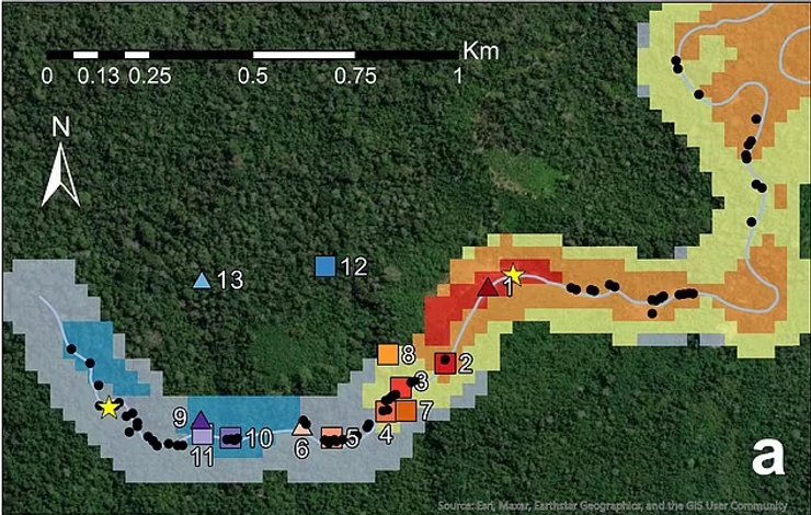 река, горячая река, горячая река карта