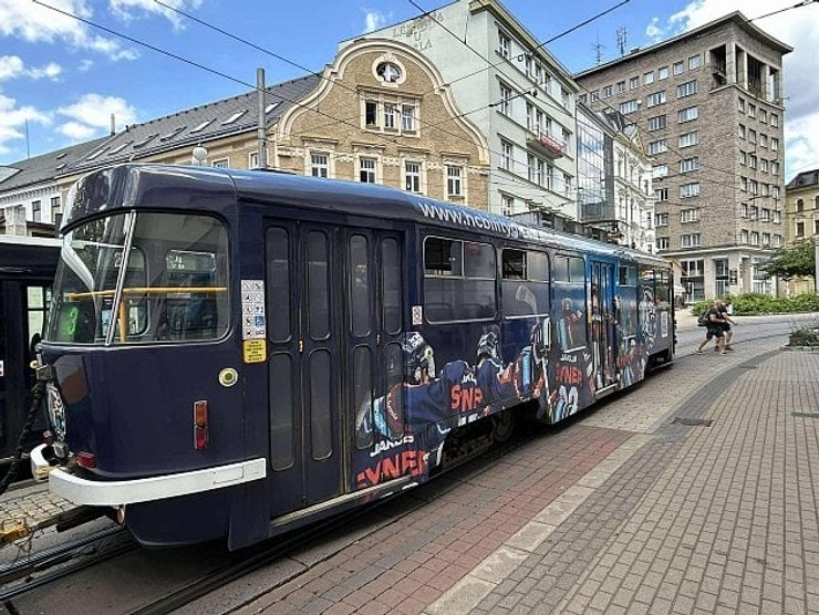В результате внезапного обесточивания в городе Либерец остановились трамваи