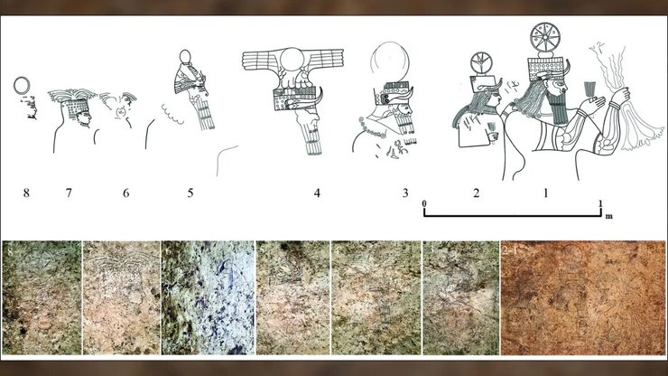 наскельні малюнки, боги, фото