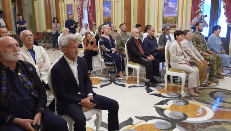 Шон Пенн приїхав в україну і зеленський з нього пожартував