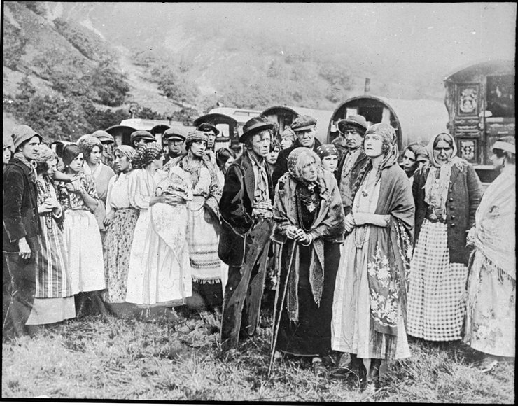 различные группы ромов, ромы, цыгане, ромские сообщества, этническая группа, ретро фото