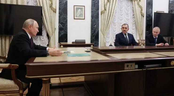 Встреча Путина и Трошева 28 сентября 2023 года