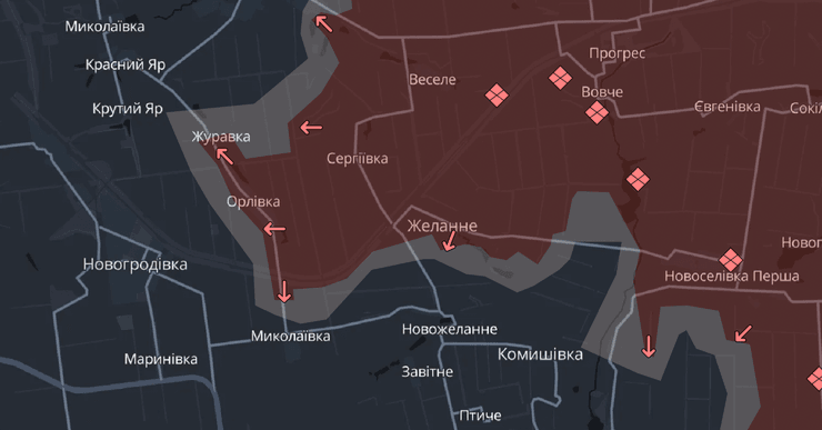 Карта бойових дій