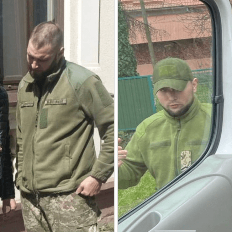 Работники Ужгородского ТЦК Дмитрий Хаджаев и Даниэль Ойшер