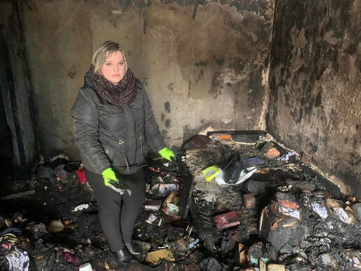 квартира, київ, власниця, 2 січня, обстріл