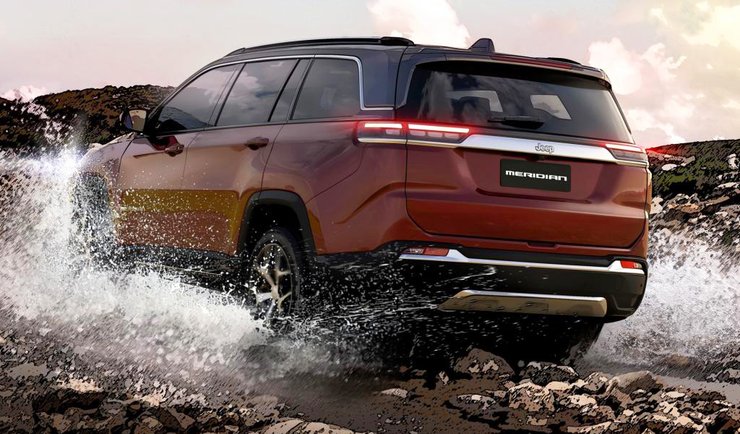 Jeep Meridian 2022, новый Jeep Meridian, Jeep Meridian, кроссовер Jeep Meridian, семиместный Jeep Compass