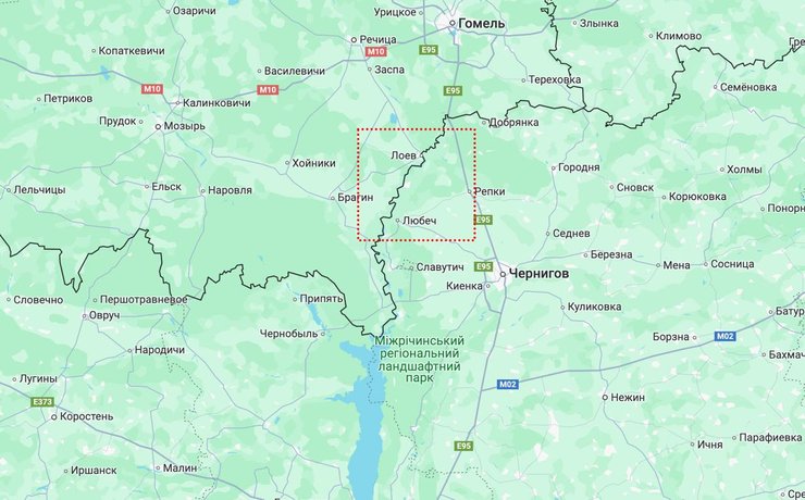 белоруссия карта