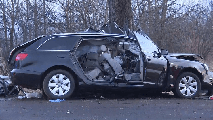 машина, место аварии