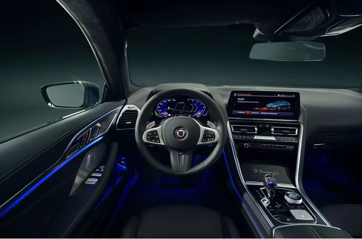 салон бмв 8, BMW Alpina B8 GT, BMW Alpina, Alpina B8 GT, BMW M850i, седан BMW