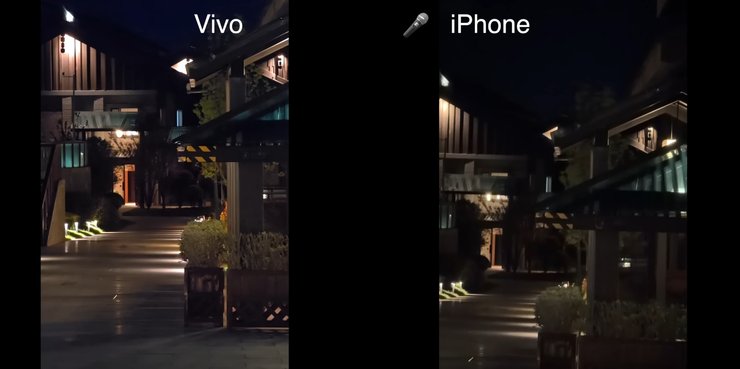 vivo x300 ultra iphone 17 pro max ночная съемка