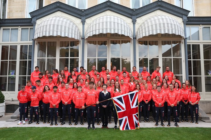 Олімпійська збірна Великої Британії та принцеса Анна