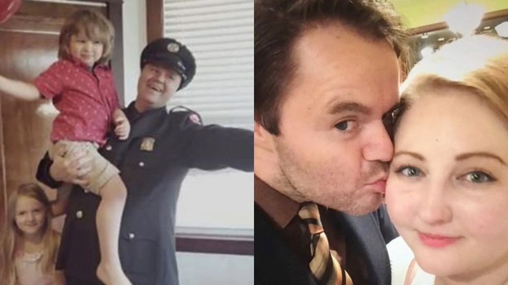 Пожарник, семья, жена дети, мужчина, женщина