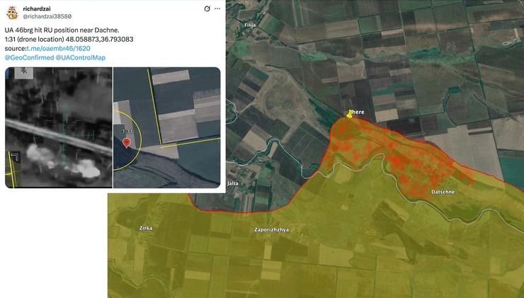 Юліан Рьопке заявив про окупацію Дачного у Дніпропетровській області