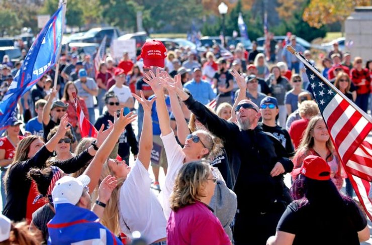 Толпа в Оклахома-сити/Фото: USA TODAY Network